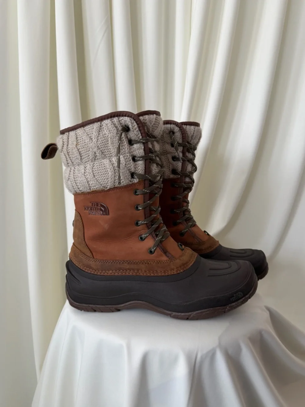 The North Face Women’s Shellista II Knit Winter Boots US 9 - Picture 2 of 16